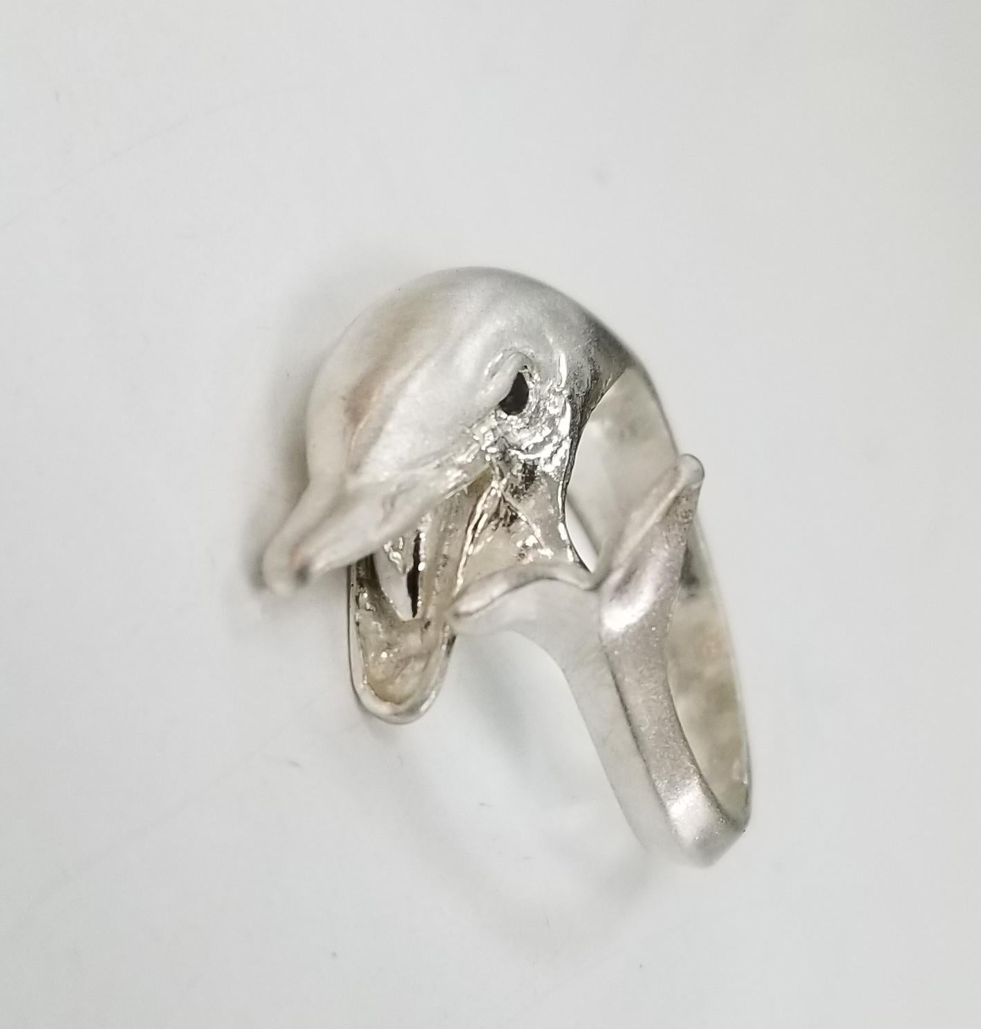 dolphin ring sterling silver