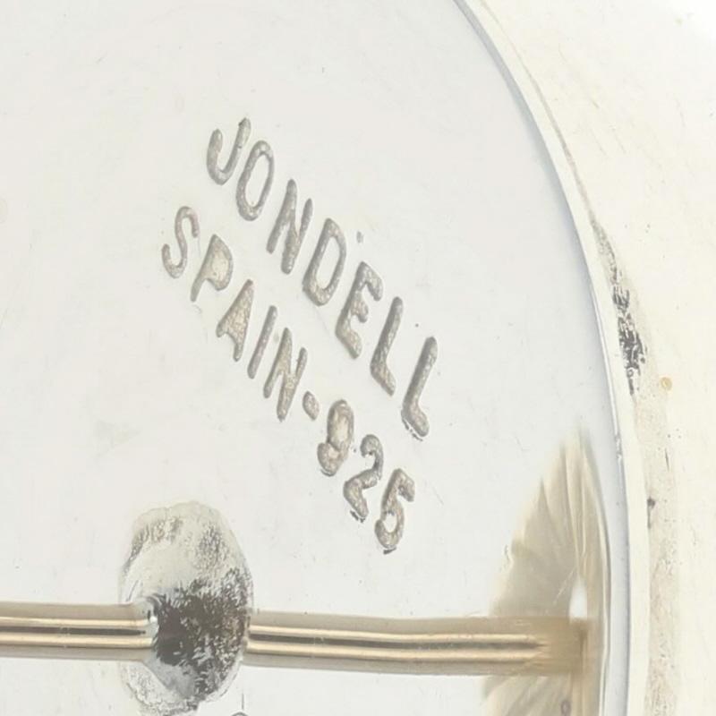 Sterling Silber Dome große Ohrstecker - 925 14k Kreise Spanien durchbohrt für Damen oder Herren im Angebot