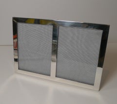 Sterling Silver Double Photograph Frame by Cartier, c.1930's