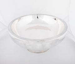 Sterling Silver Double Walled Hand-Hammered Bowl by Graziella Laffi