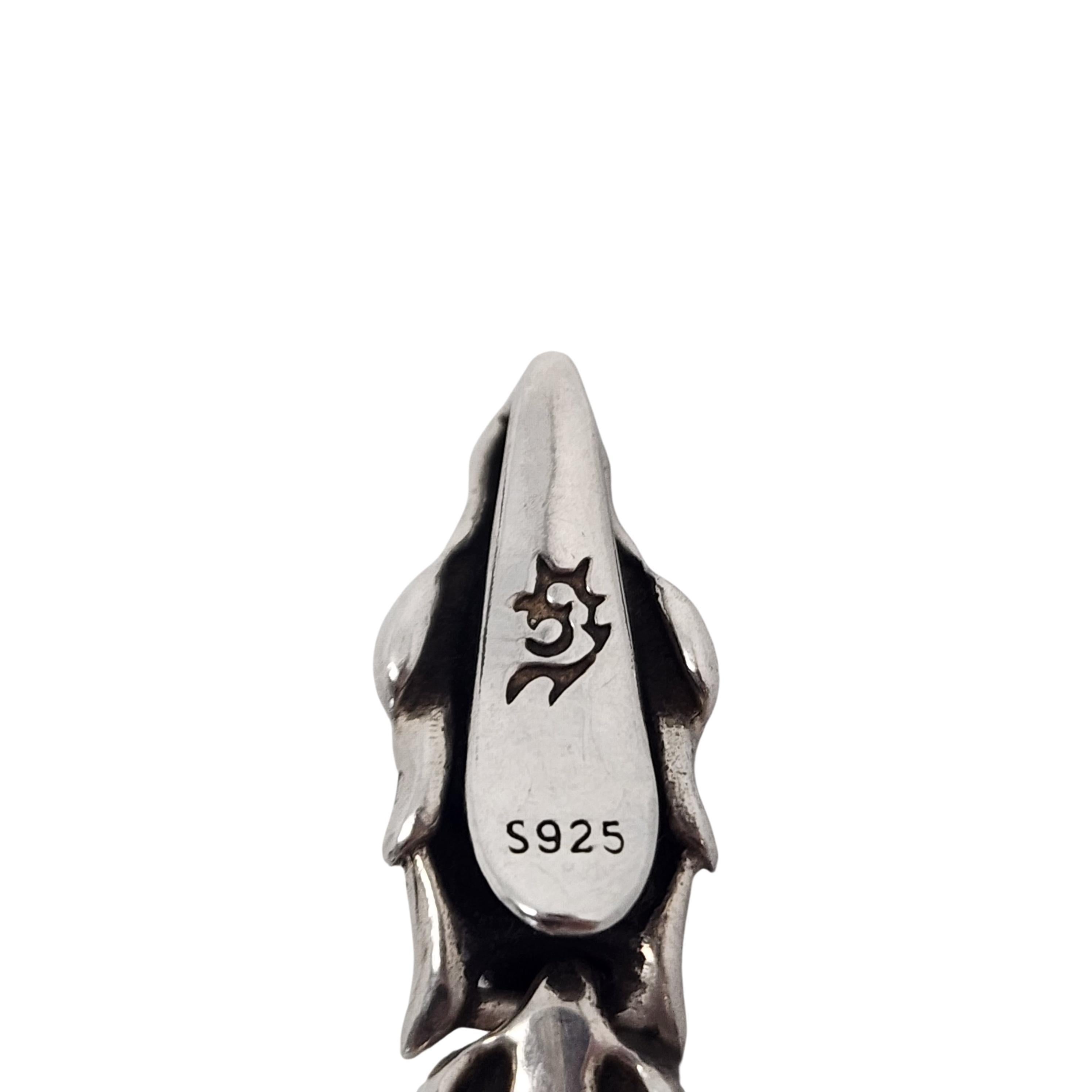 Sterling Silver Dragon Scale Unisex Bracelet #16052 For Sale 4