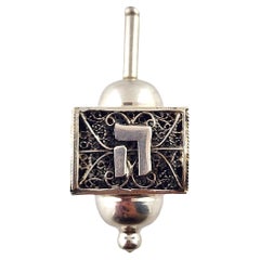 Sterling Silver Dreidel Made in Israel #18471