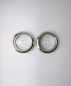 Sterling Silver Drinks Cocktail Coasters