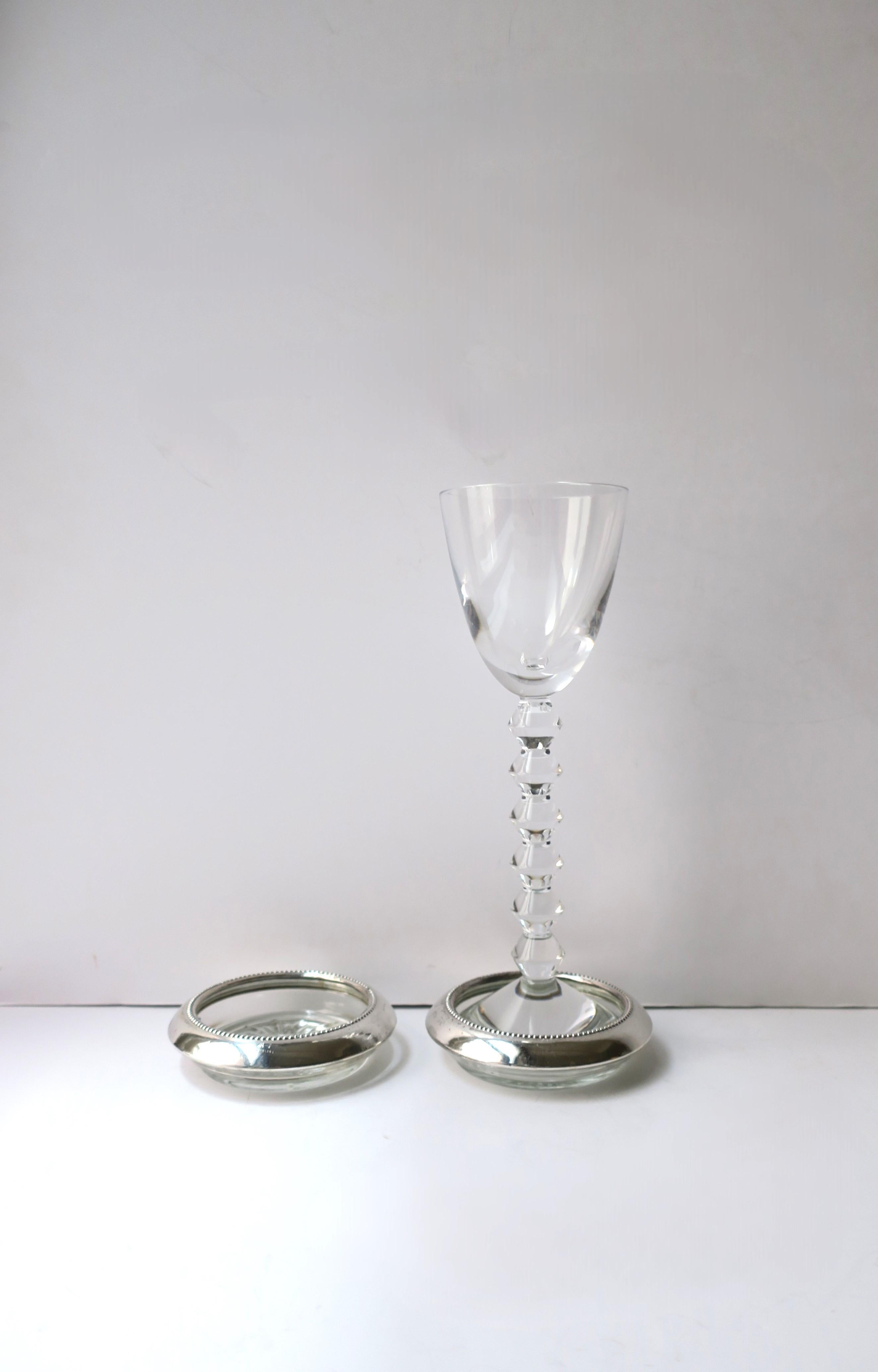 Cocktailuntersetzer aus Sterlingsilber für Getränke im Zustand „Gut“ im Angebot in New York, NY