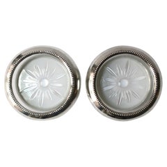 Sterling Silver Drinks Cocktail Coasters