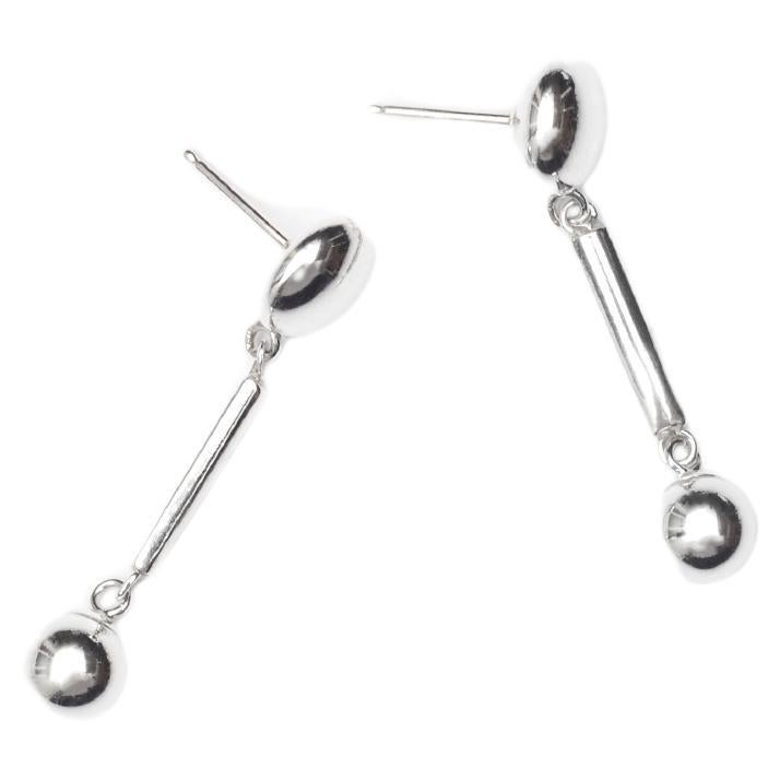 Boucles d'oreilles pendantes en argent Sterling