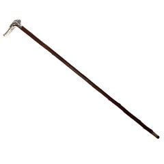 Sterling Silver Duck Bill Walking Cane Stick