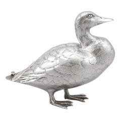 1967 Sterling Silver Duck Ornament
