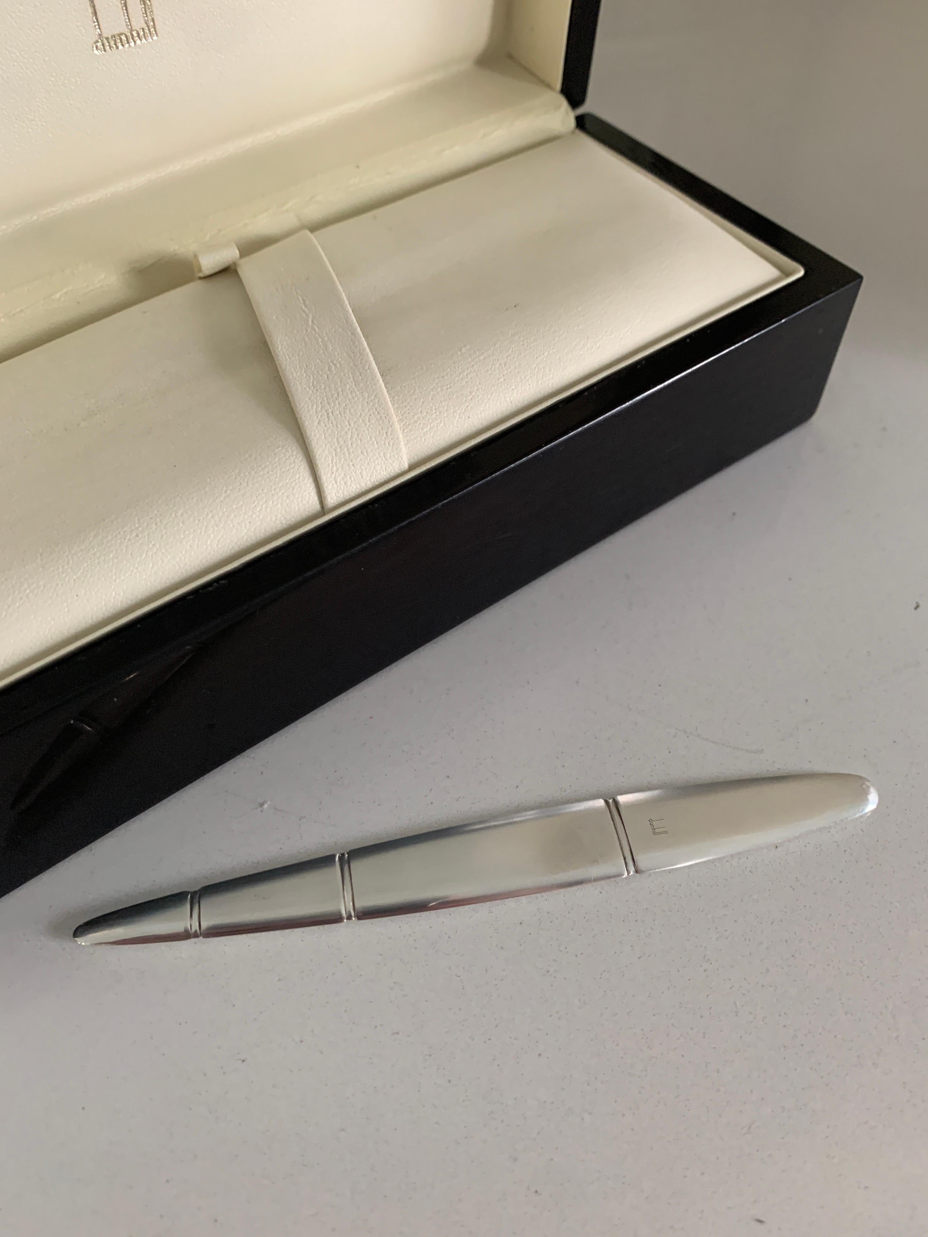 British Sterling Silver Dunhill Letter Opener in Original Box