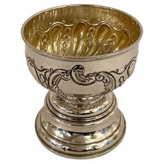 Bol de voyage édouardien en argent sterling, Cooper Brothers & Sons, Sheffield, 1906