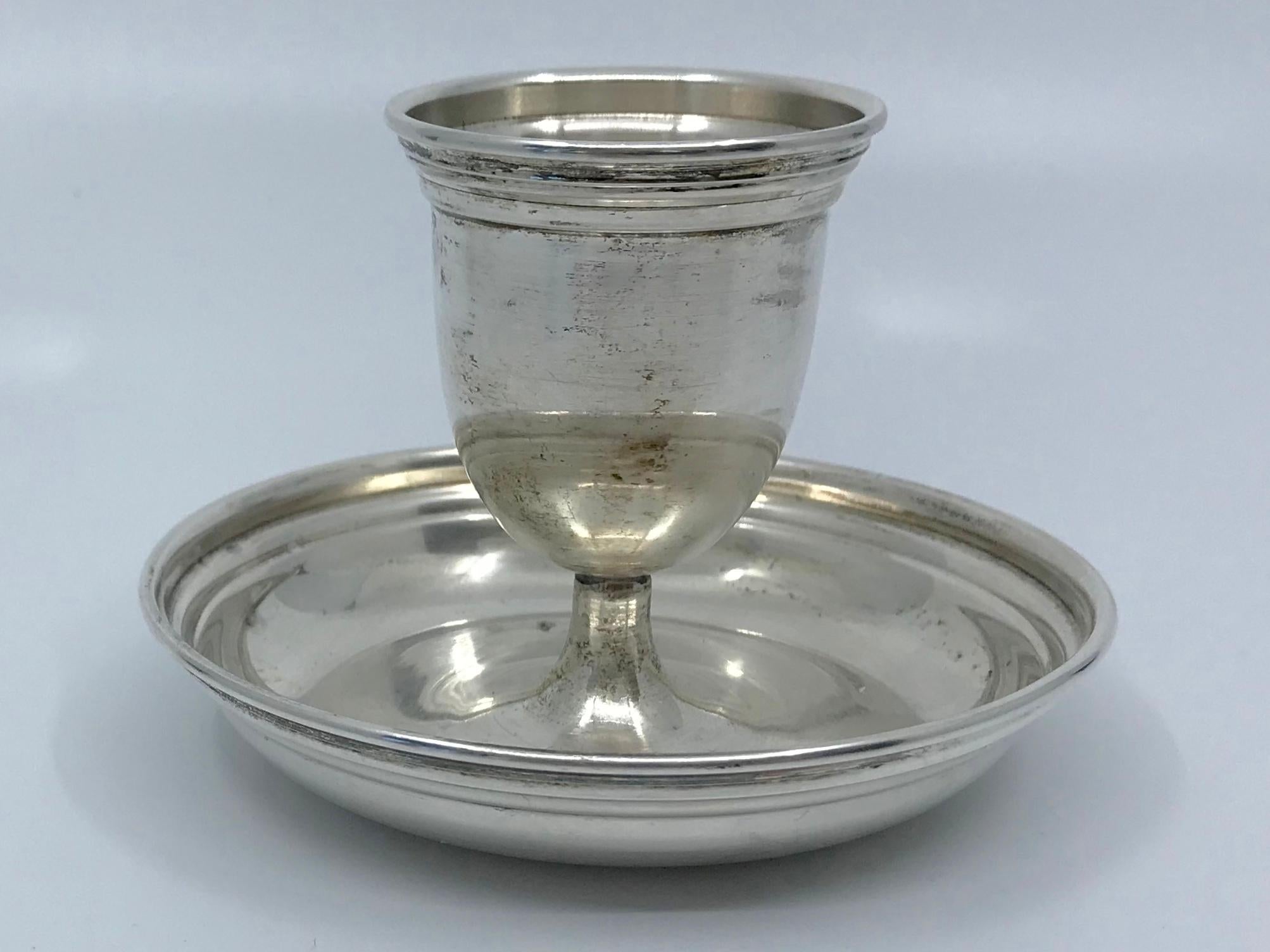 Italian Sterling Silver Egg Cup