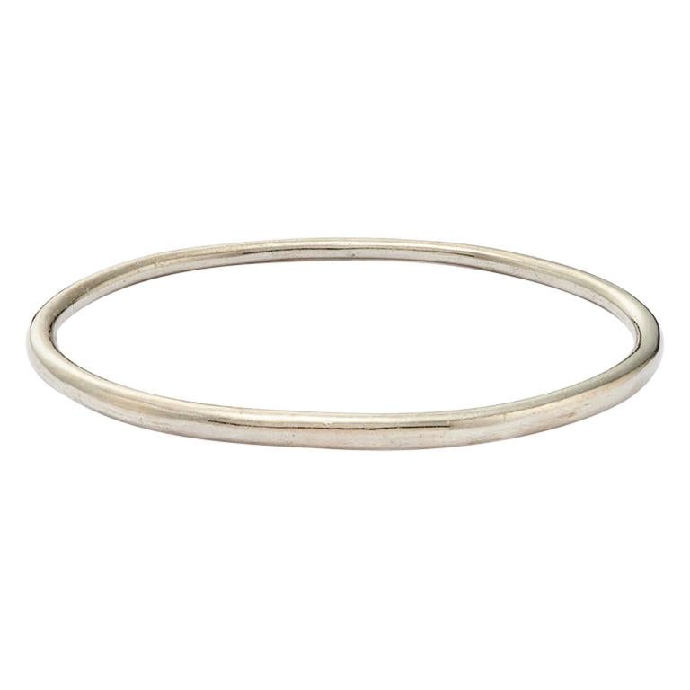 Superb Hand Hammered Silver Bangles. For Sale at 1stDibs