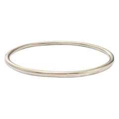 Susan Lister Locke Elliptical Bangle in Sterling Silver