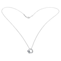 Sterling Silver Elsa Peretti for Tiffany & Co. Eternal Circle Pendant Necklace