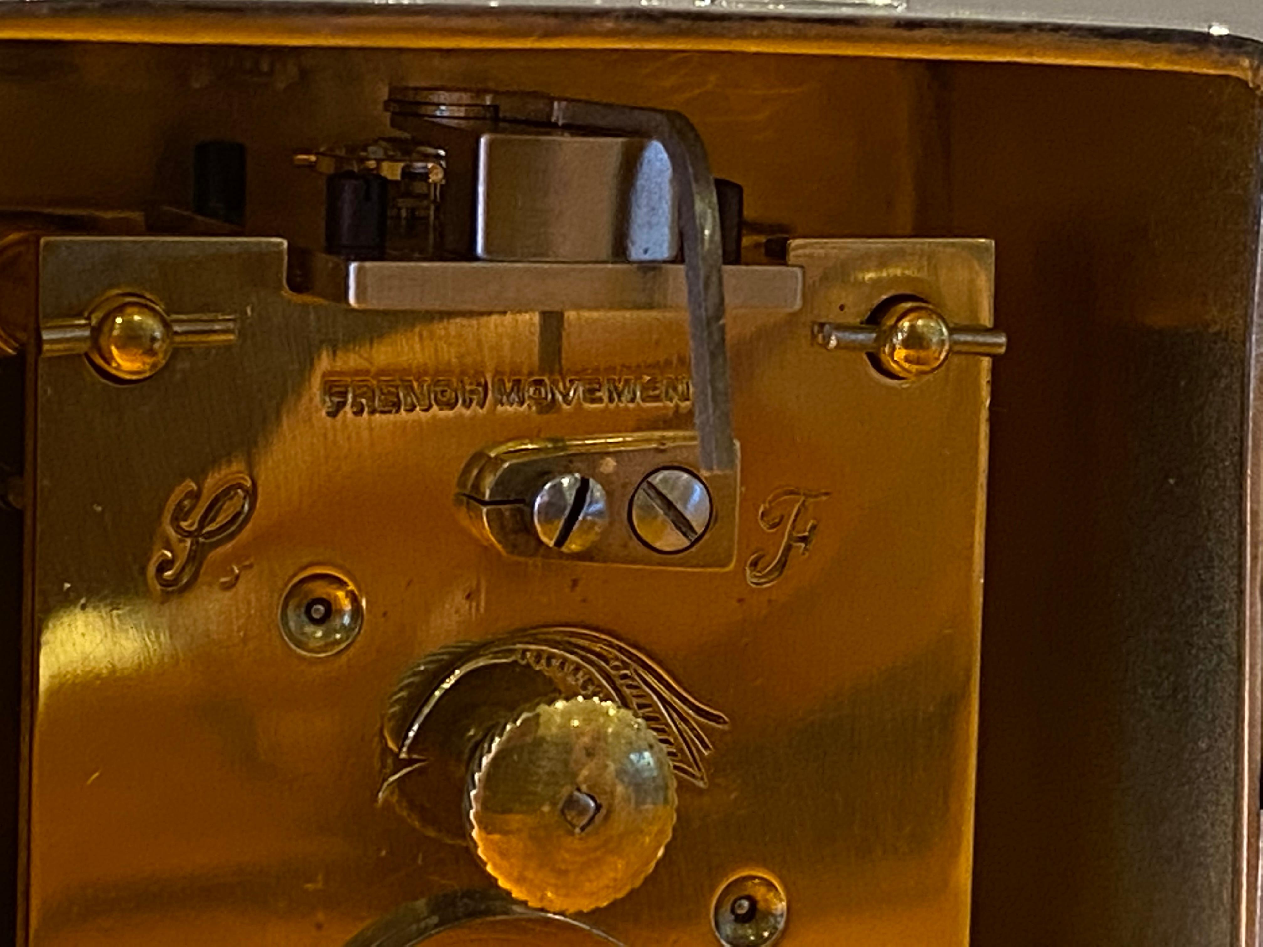 Reloj de carruaje en miniatura Liberty's 1911 Archibald Knox de plata esterlina esmaltada en venta 9