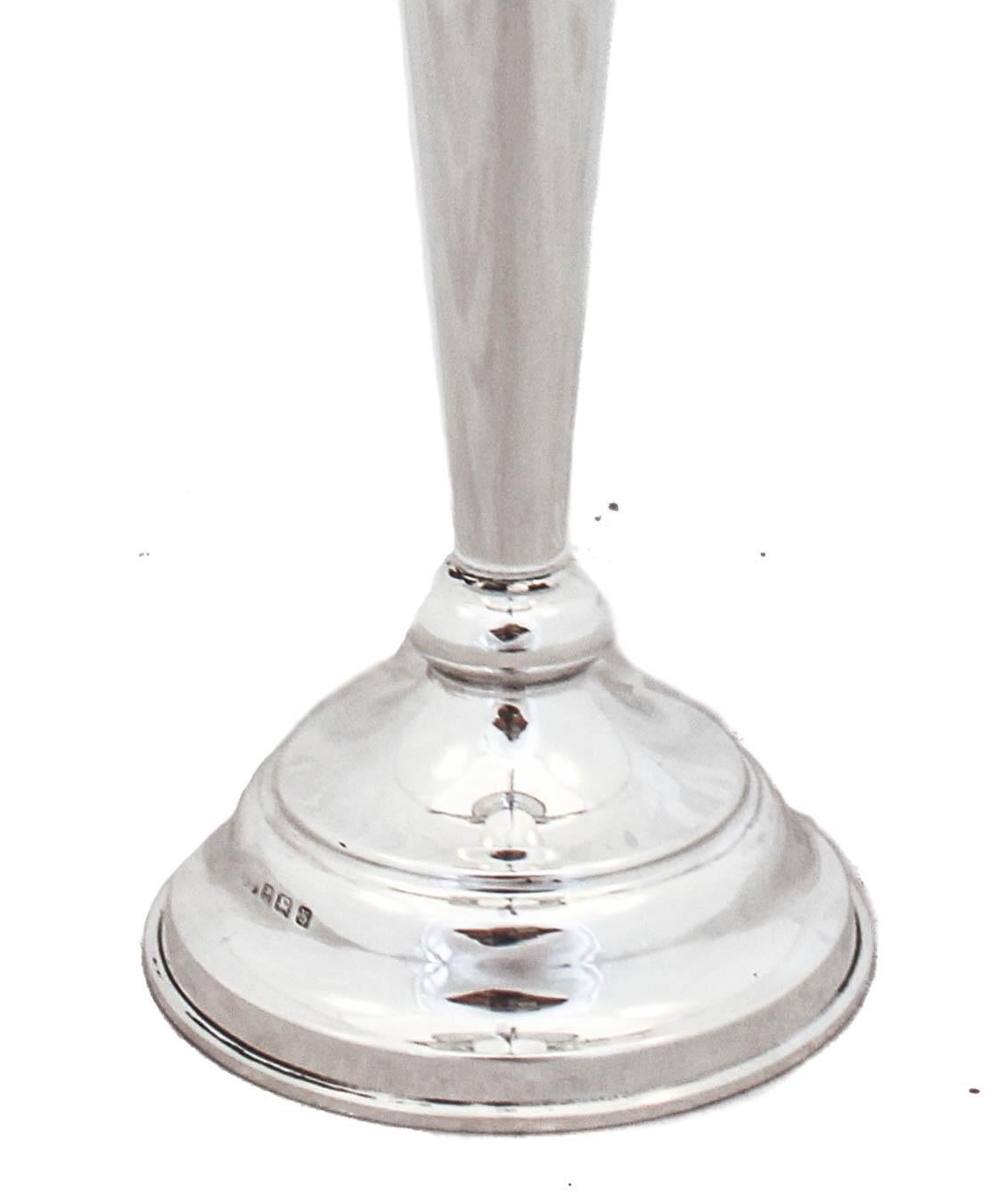 Early 20th Century Sterling Silver English Epergne For Sale