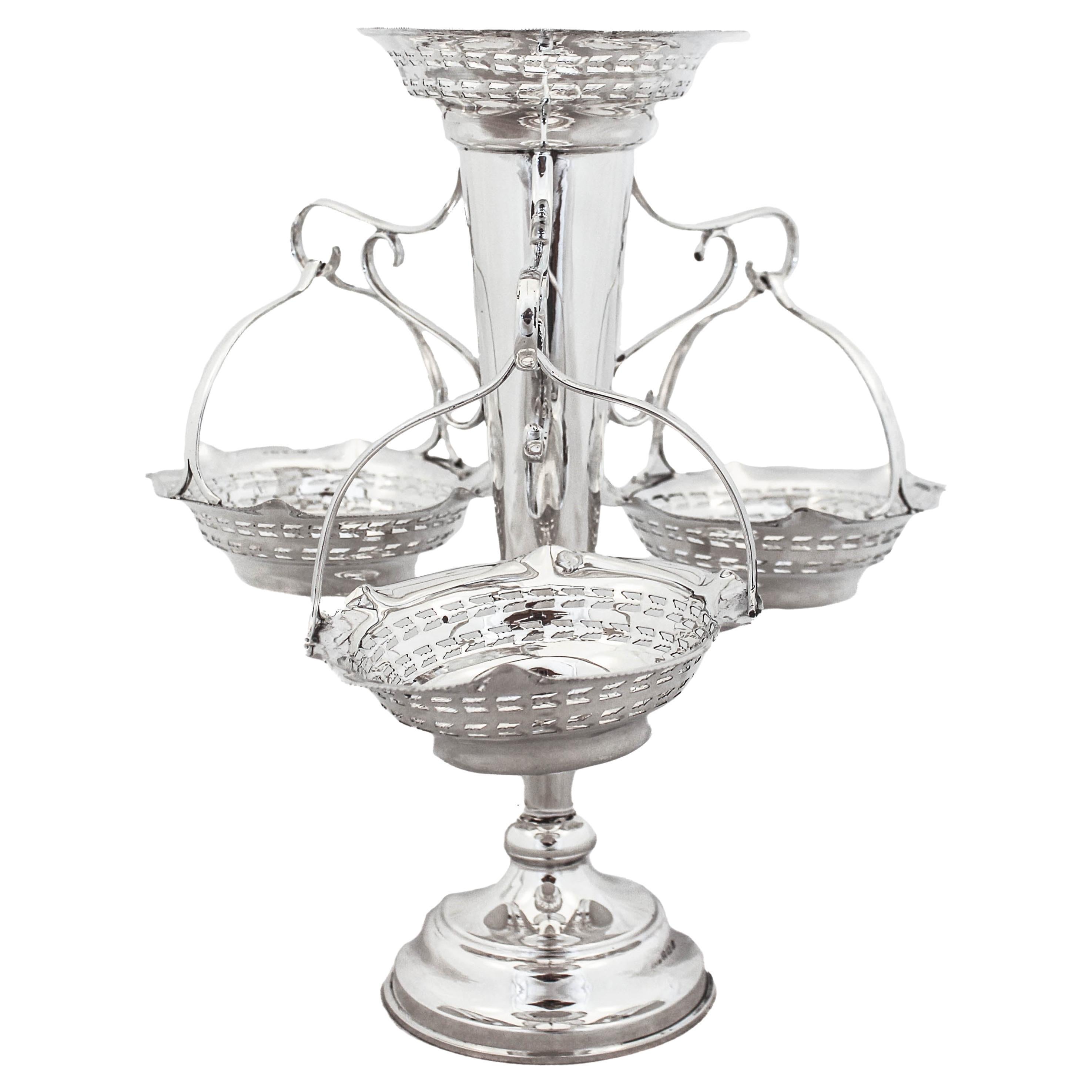 Sterling Silver English Epergne