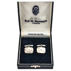 Gemelli da polso in argento Sterling con Punzone Inglese