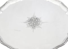 Sterling Silver English Salver