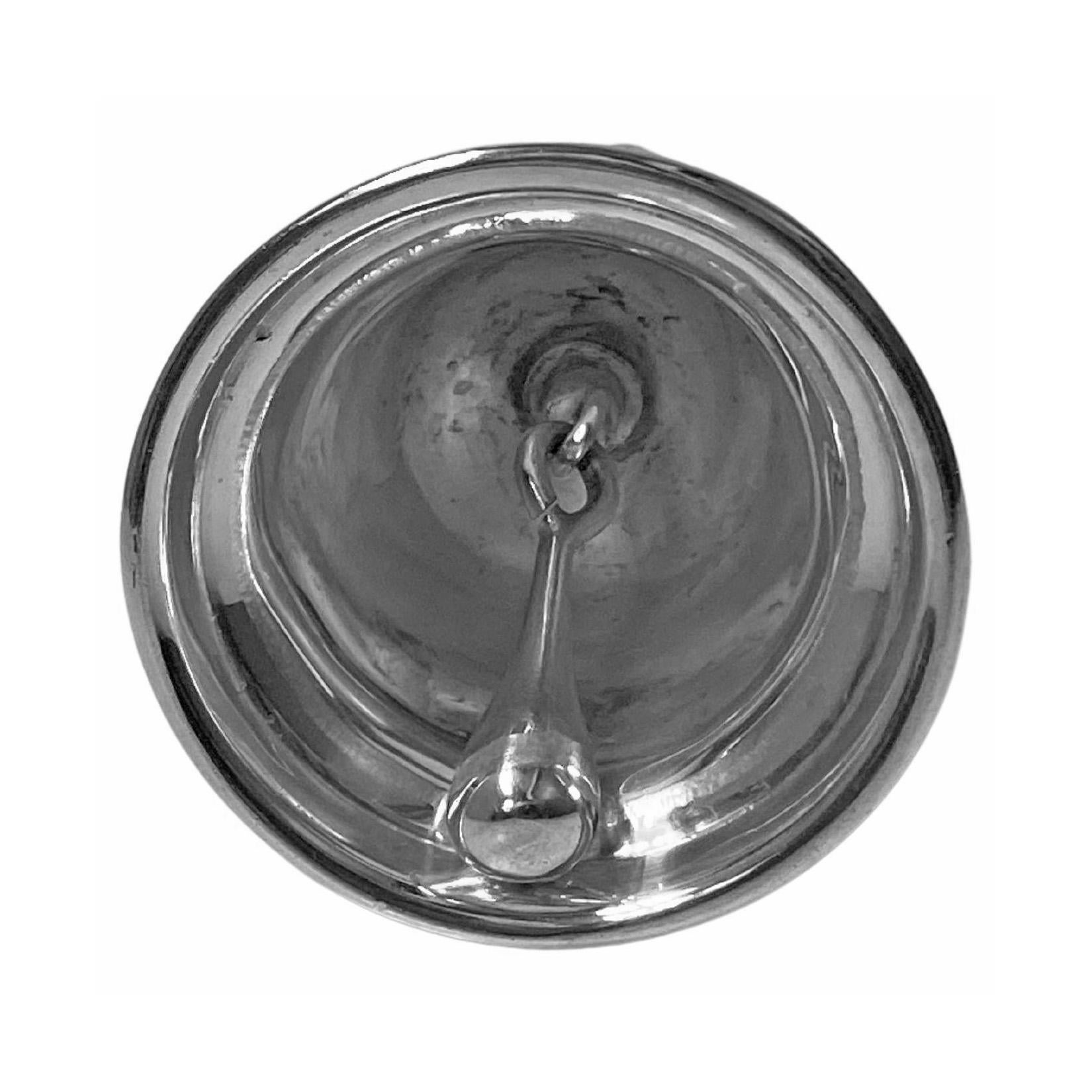 Sterling Silver English Table Bell J.B.Chatterley 2