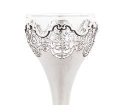 Sterling Silver English Vase