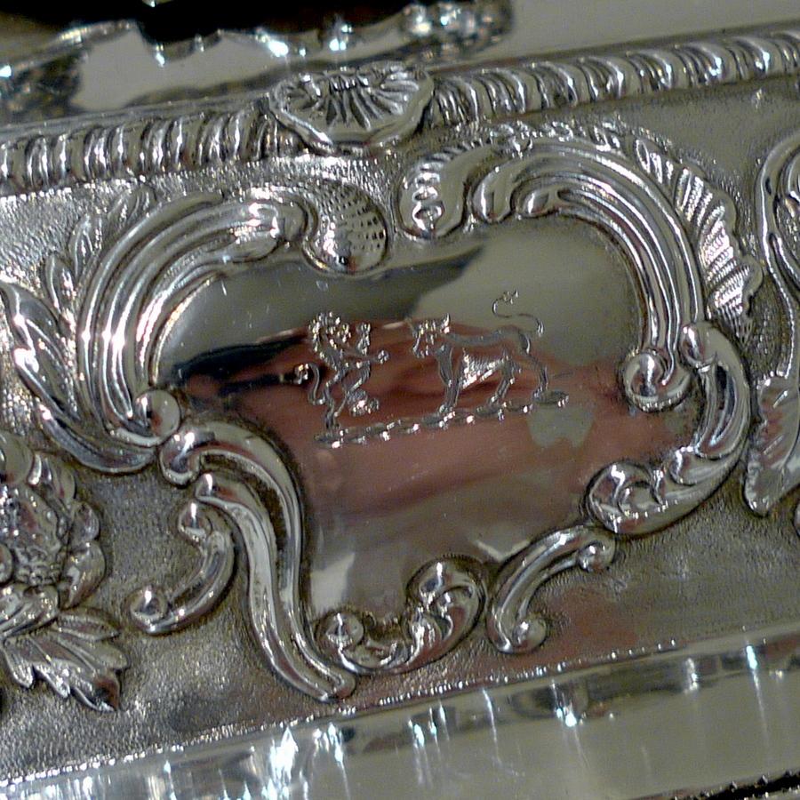 Sterling Silver Entree Dish London 1820 Benjamin Smith III For Sale 2