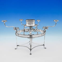 Neoclassical George III Period Sterling Silver Epergne or Centrepiece - 1793