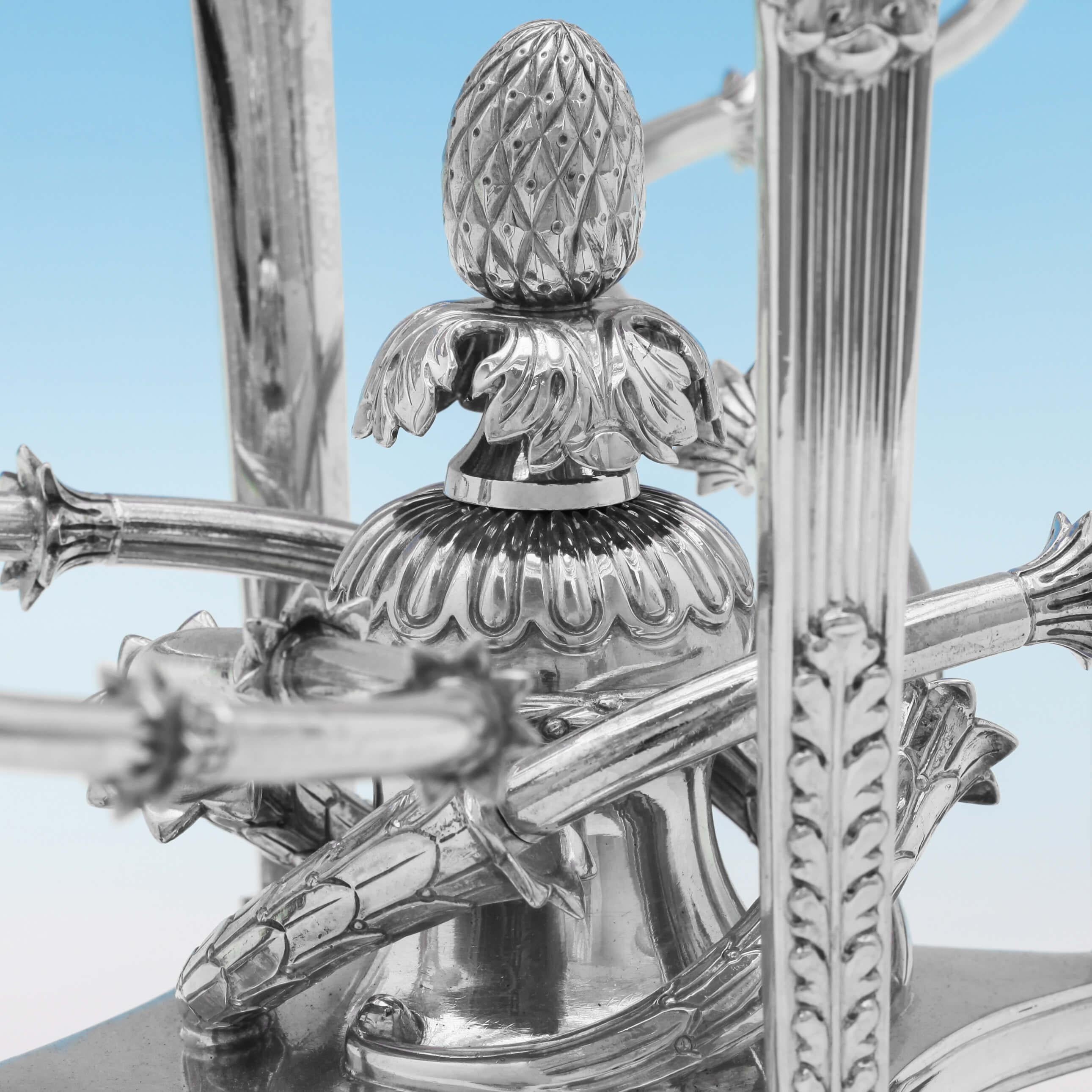 English Sterling Silver Epergne