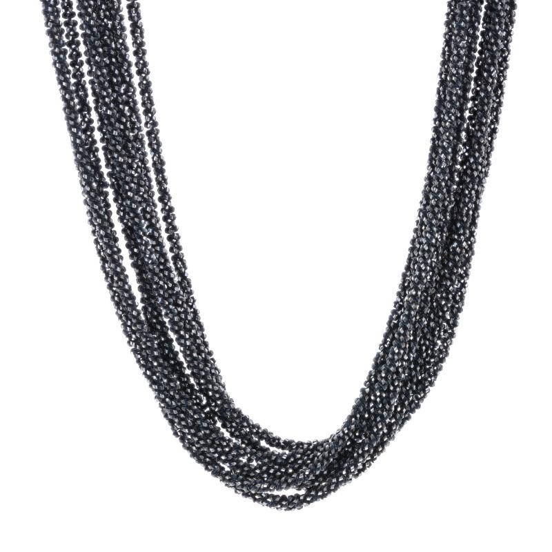 Contenuto del metallo: Argento Sterling

Stile: A dieci fili
Stile della catena: Fantasia
Stile della collana: Catena
Tipo di chiusura: Chiusura magnetica

Misure

Lunghezza: 20