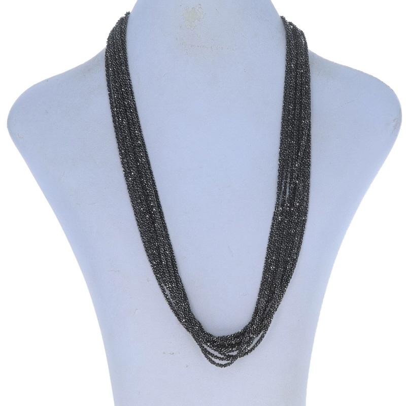 Collana a dieci fili in argento 925 - 925 In condizioni Nuovo in vendita a Greensboro, NC