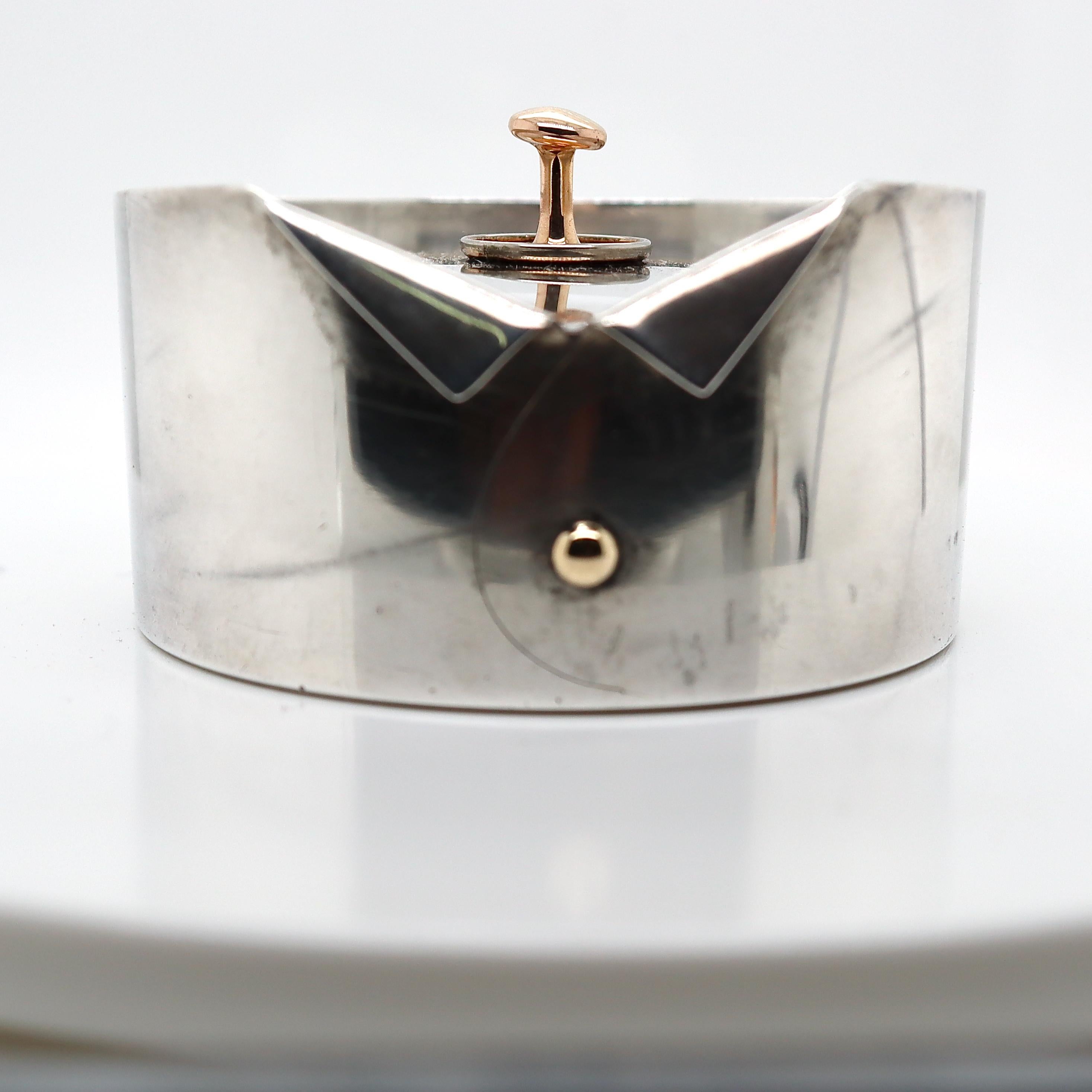 Sterling Silver Figural Collar Button Box by The Thomae Company For ...