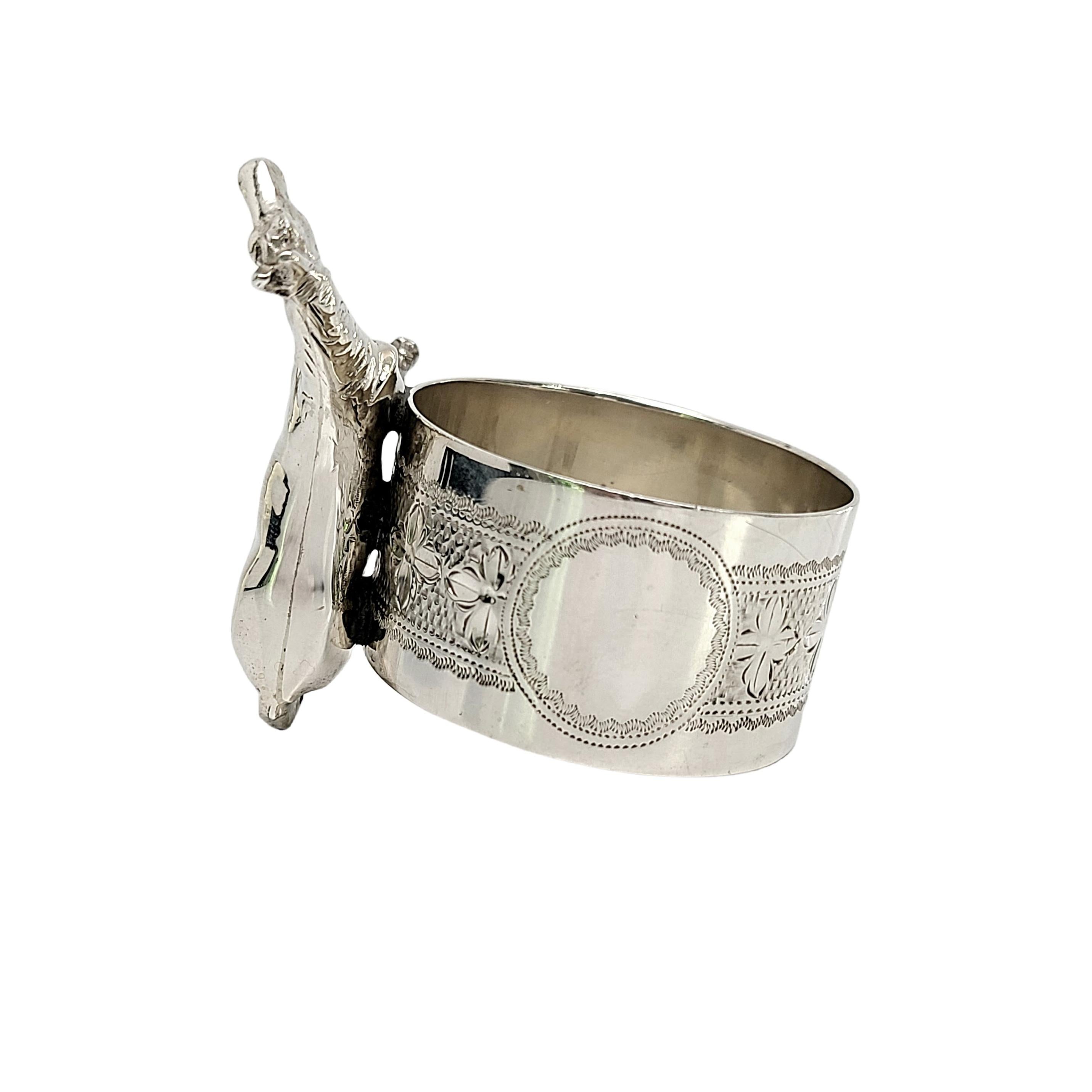 Sterling Silver Figural Horse Napkin Ring 1