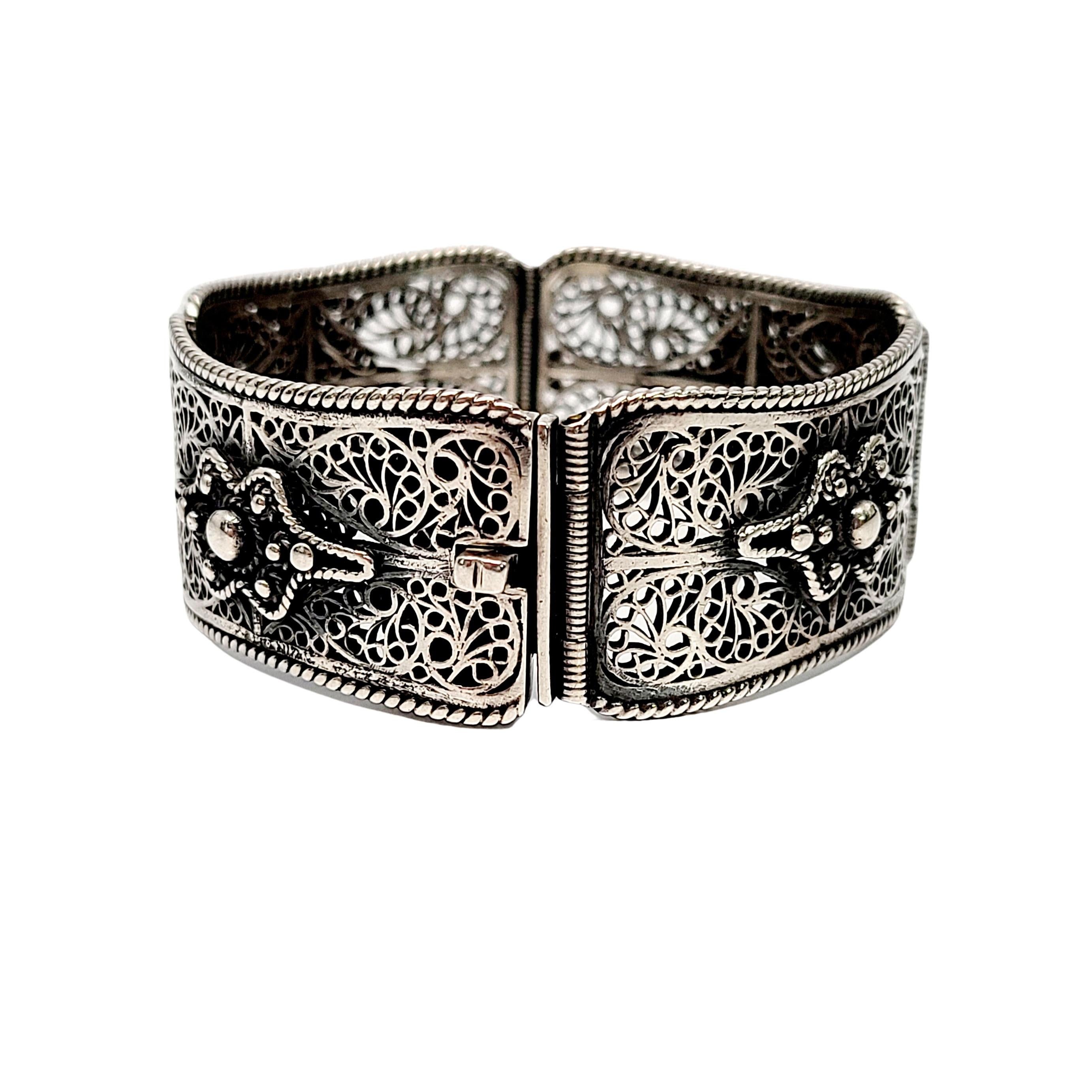 sterling silver filigree bracelet