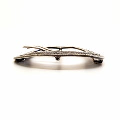 Sterling Silver Filigree Sash Buckle