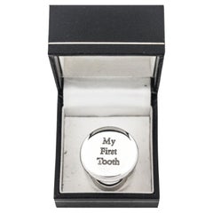 Sterling Silver First Tooth Box