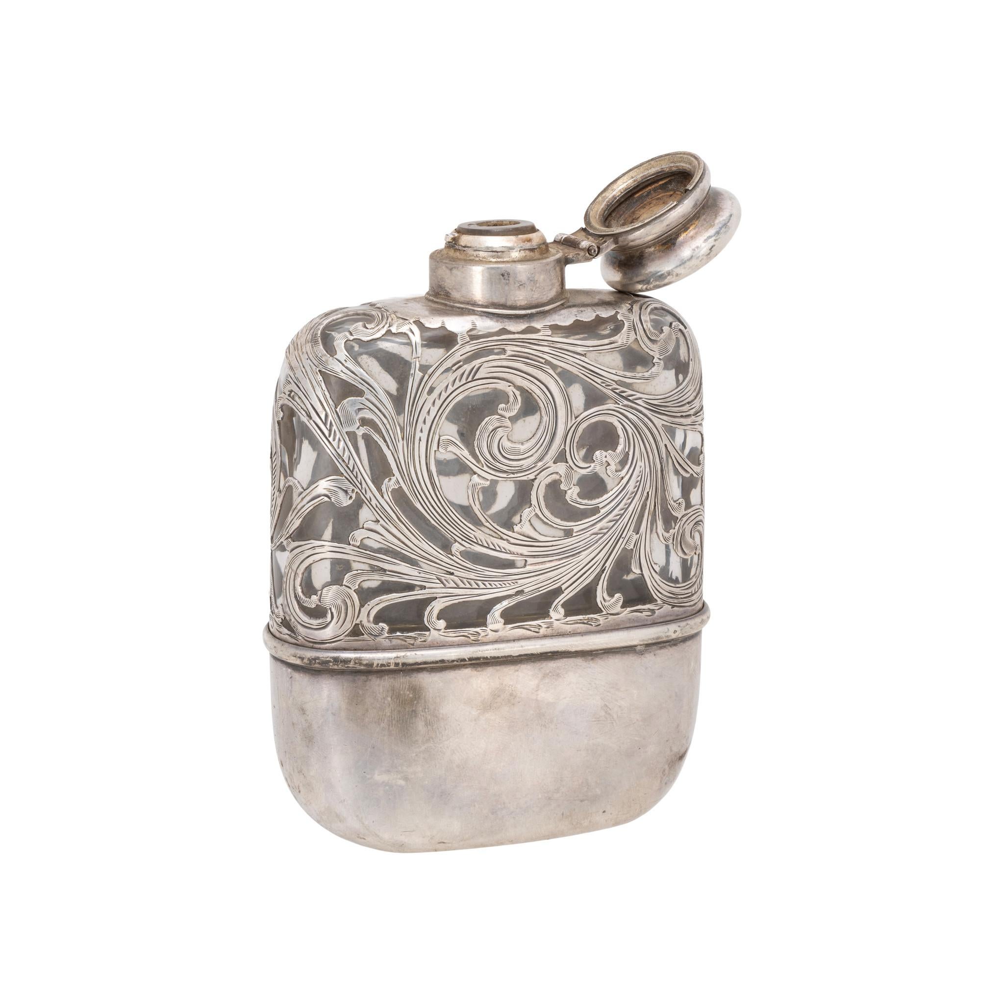 da uomo o donna Sterling Silver Flask in vendita