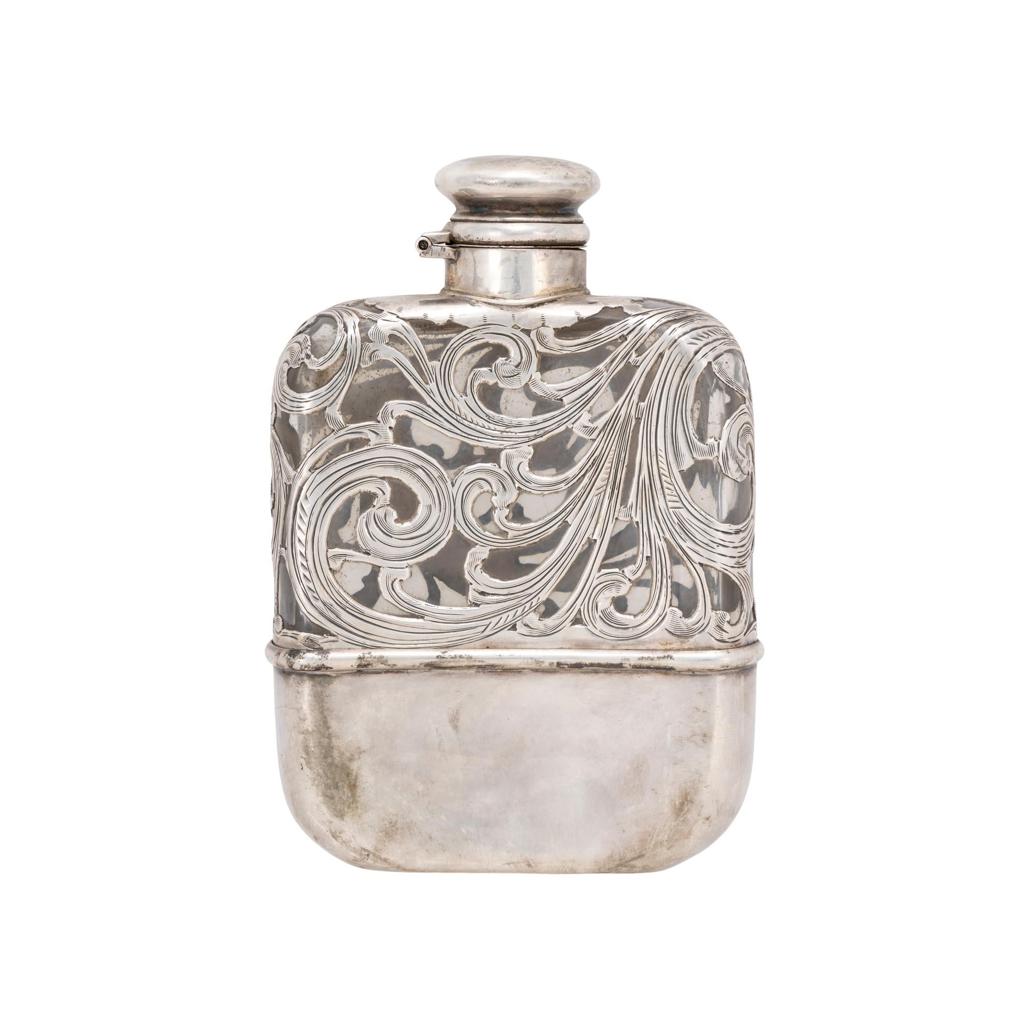 Sterling Silver Flask in vendita 1