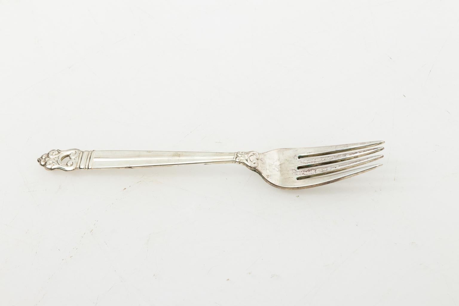 Sterling Silver Flatware by Royal Danish In Good Condition In Stamford, CT