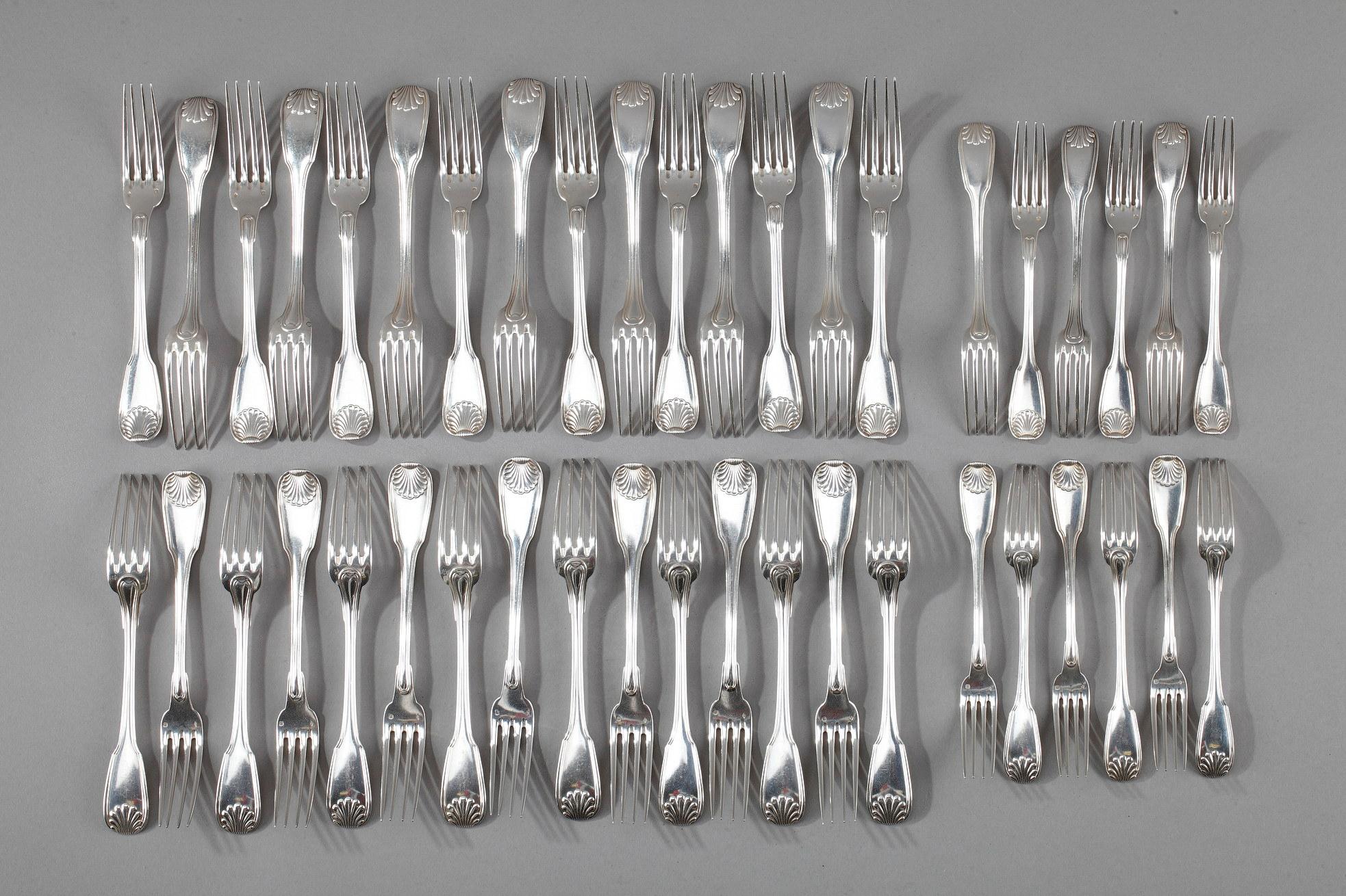 silver markings on silverware