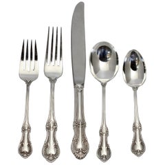 Used Sterling Silver Flatware Lambeth Manor Style