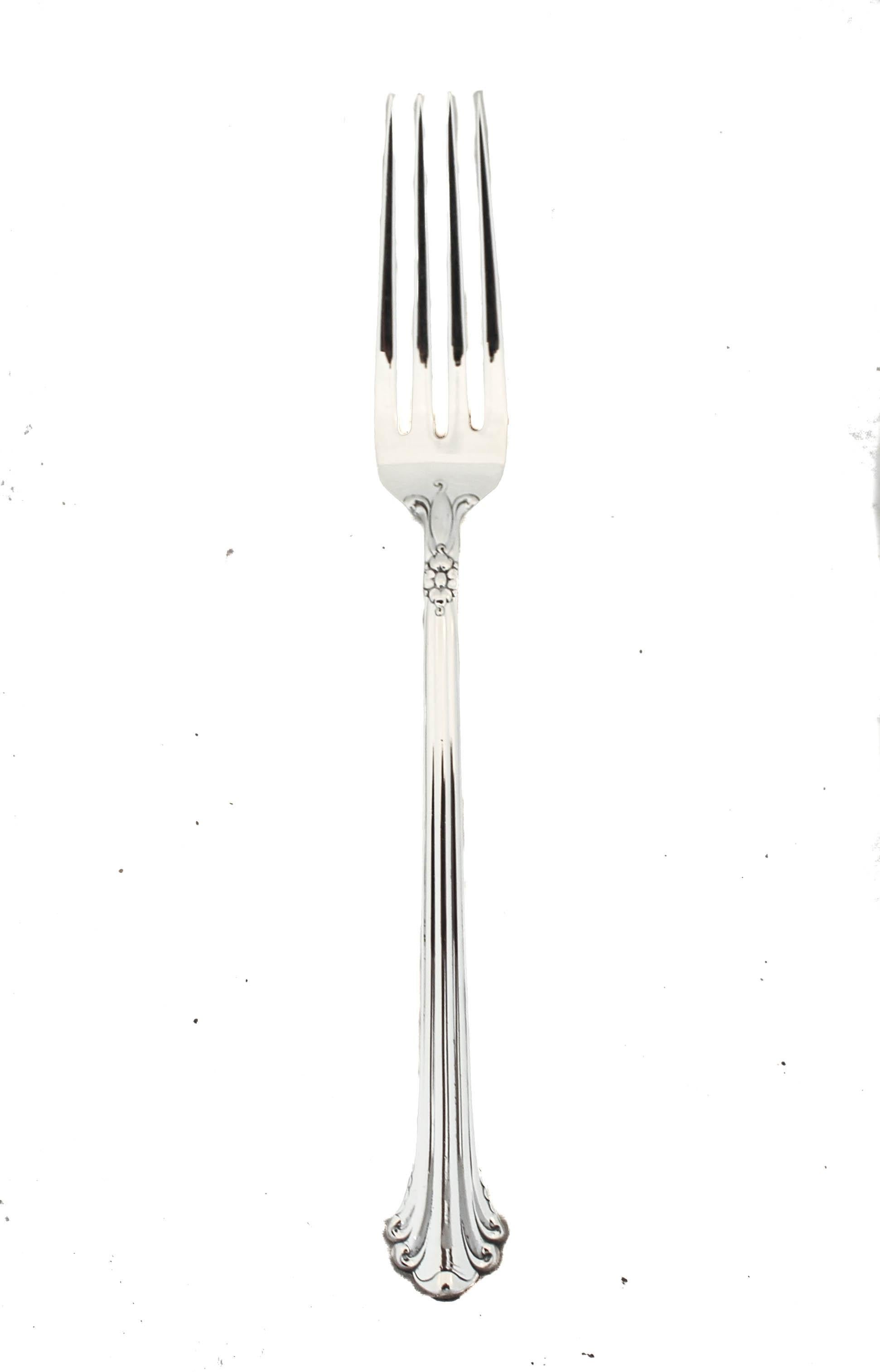 American Sterling Silver Flatware Set / 80 Pieces For Sale