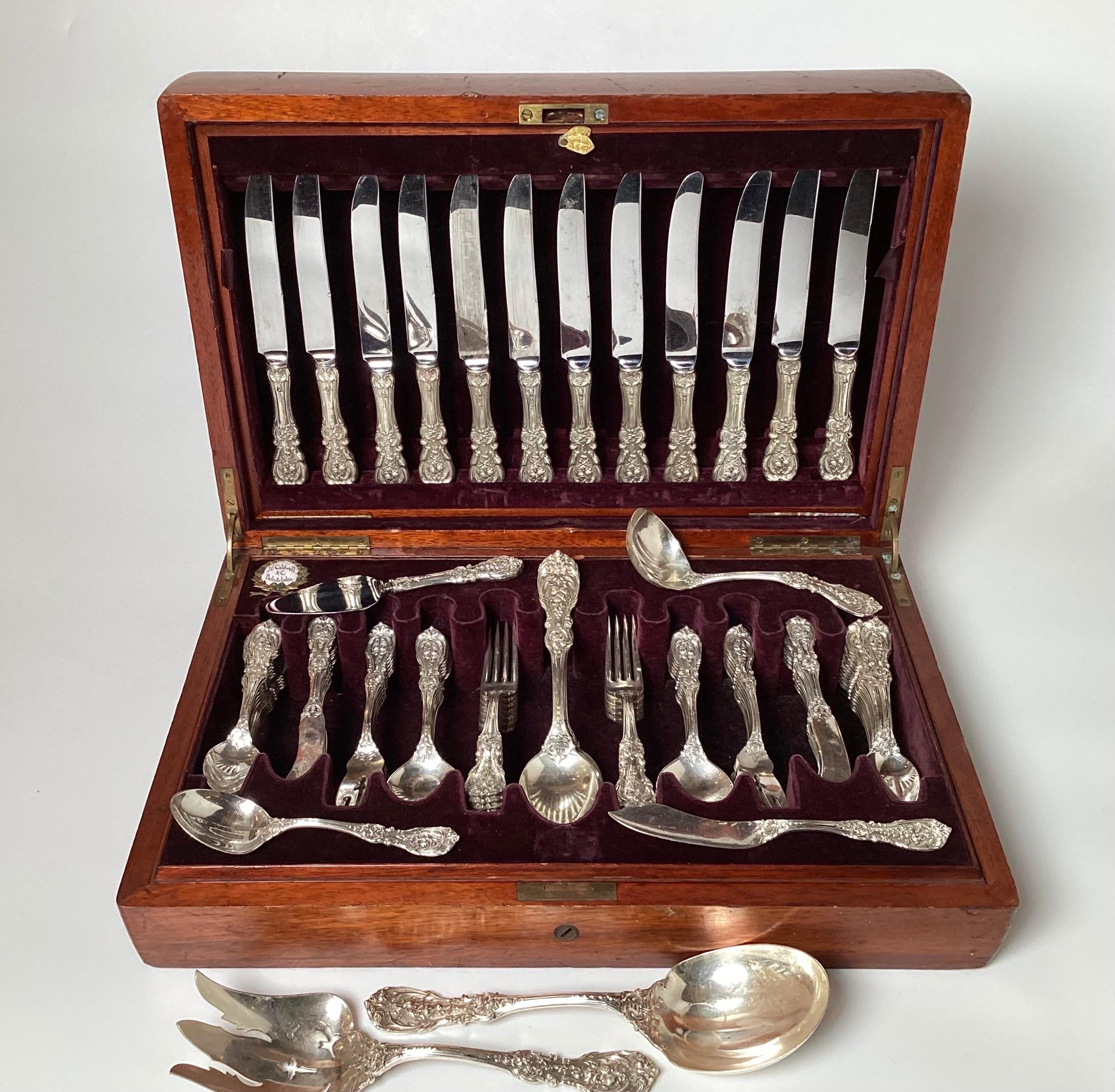Francis I by Reed and Barton Sterling Silver Fish Serving Set 2 Piece Custom