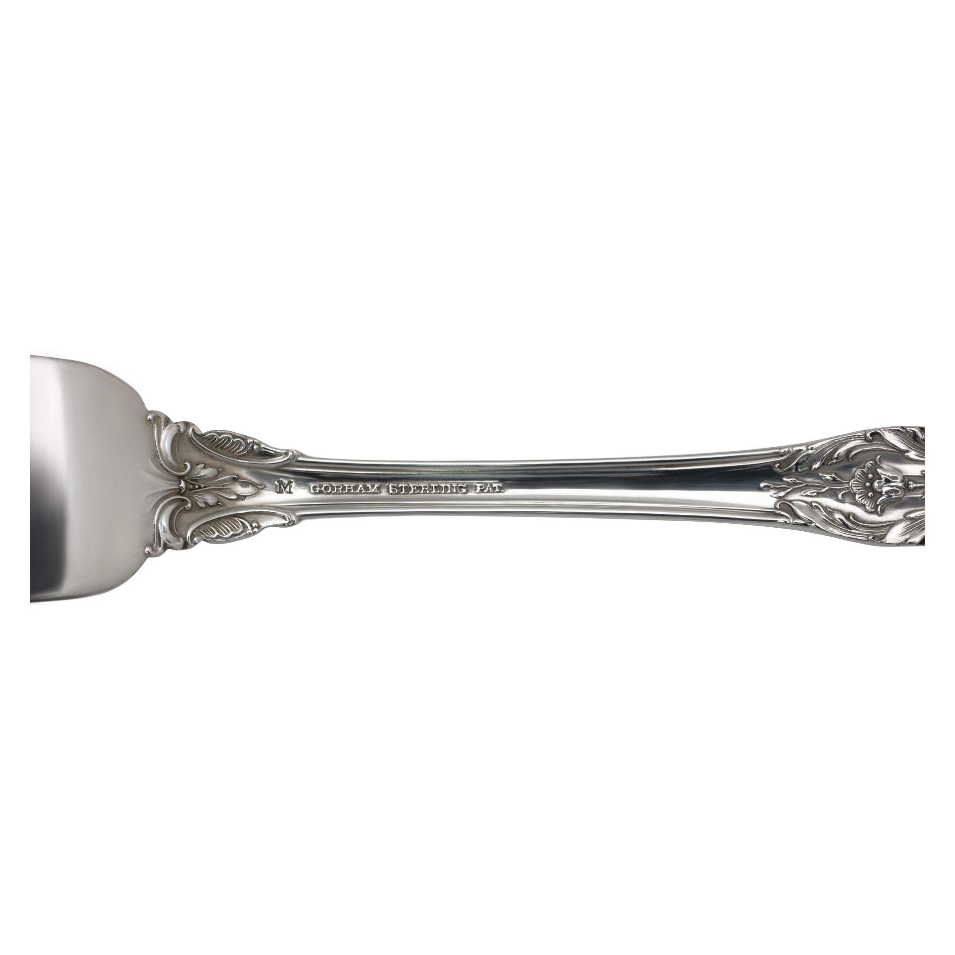 Ensemble de couverts en argent sterling King Edward breveté en 1936 par Gorham- Ensemble de 8 pièces Unisexe en vente