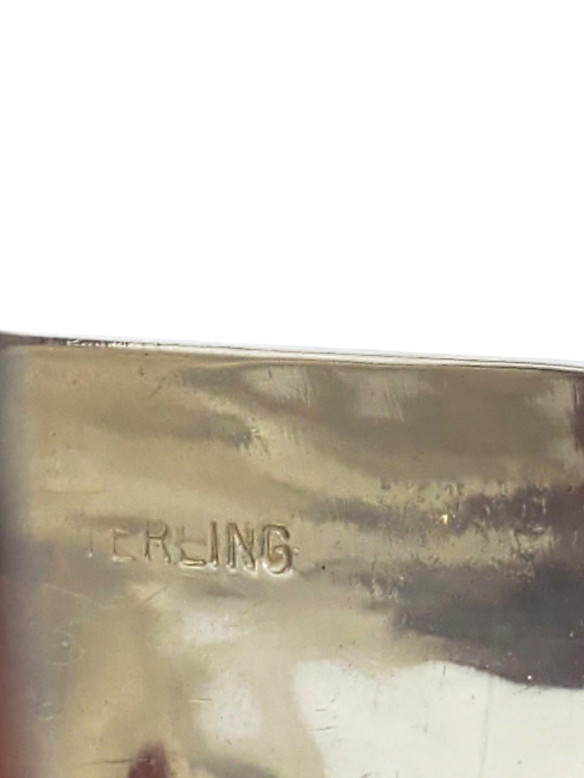 Bracciale floreale in argento Sterling #23421 in vendita 1