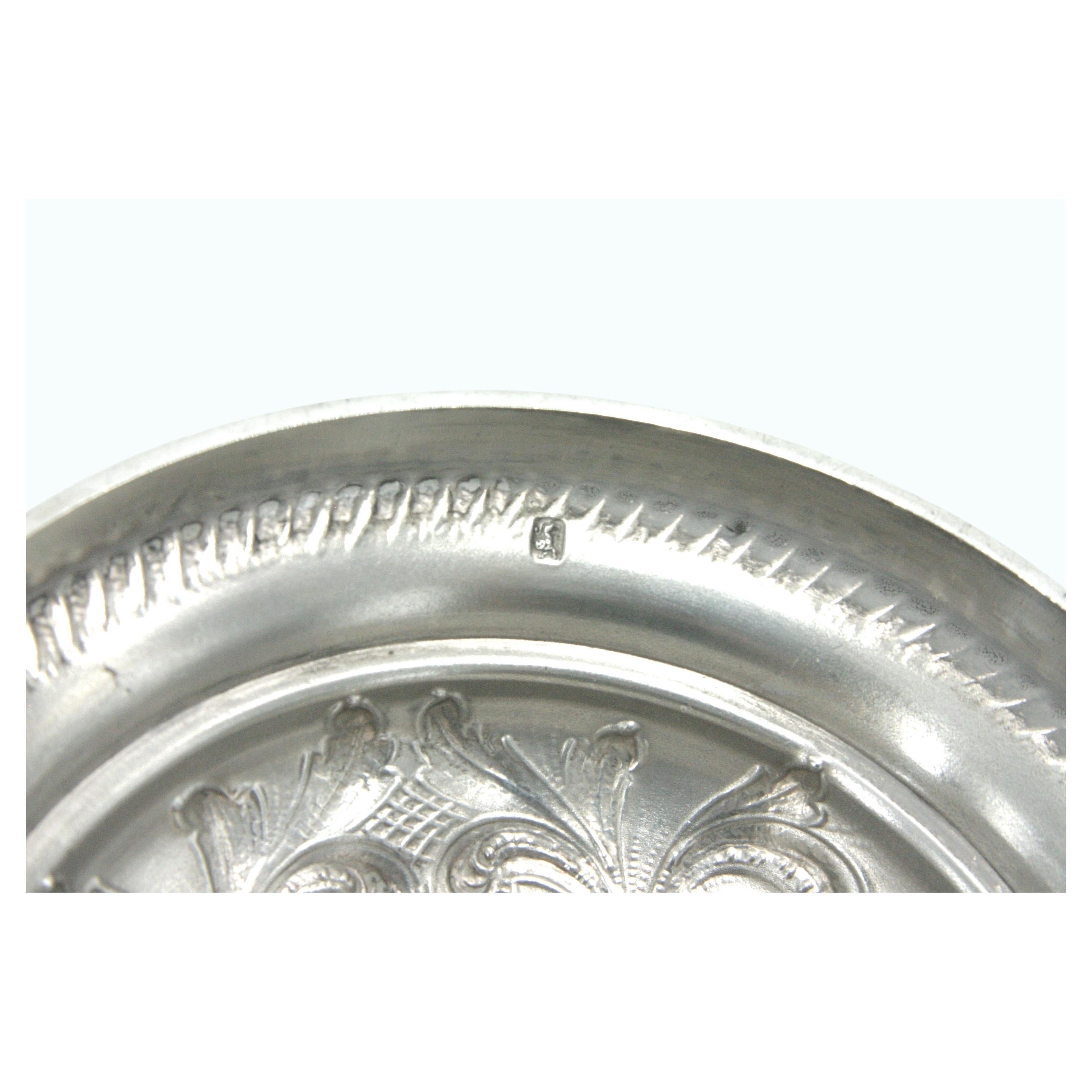 Sterling Silver Footed Centerpiece Bowl For Sale 7