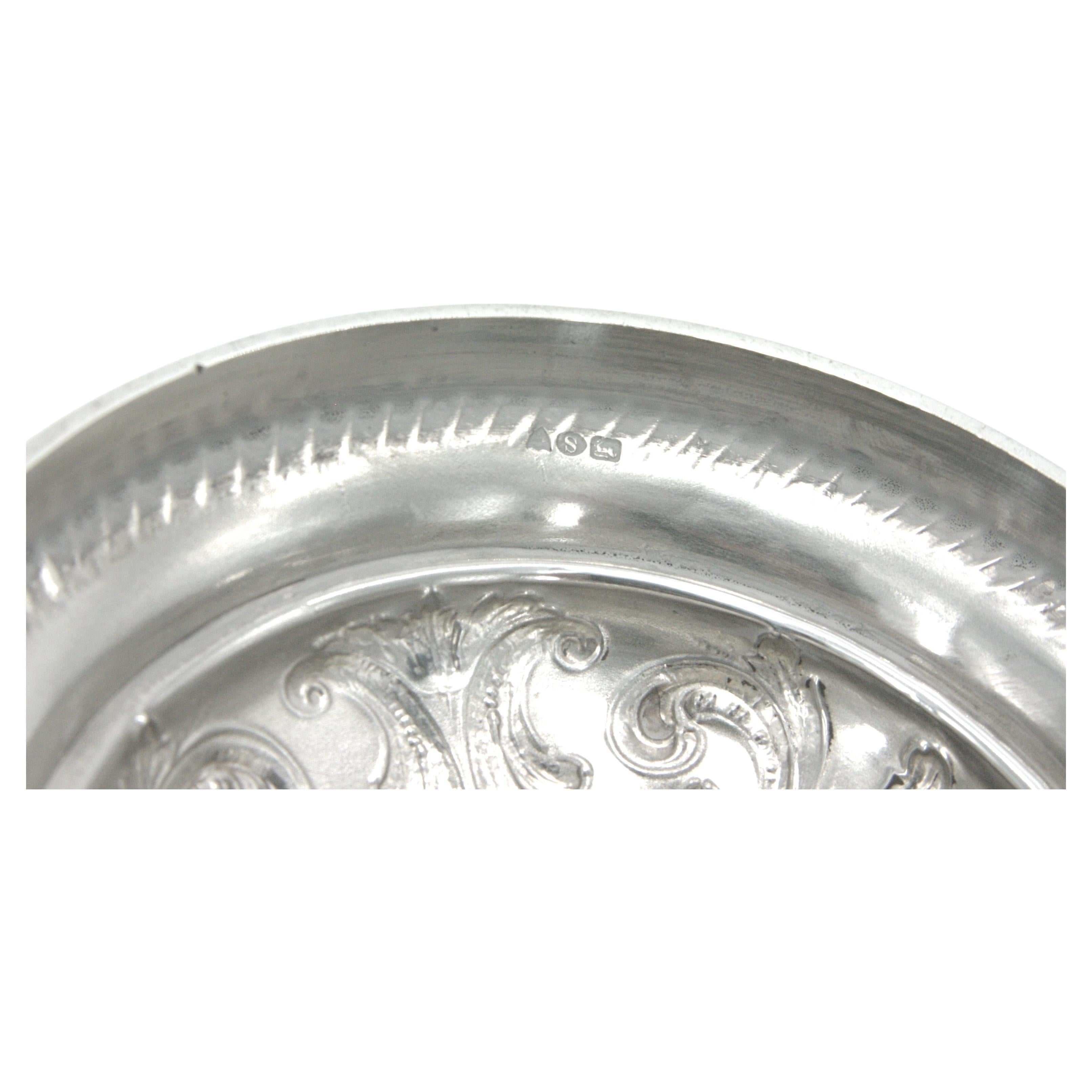Sterling Silver Footed Centerpiece Bowl For Sale 4