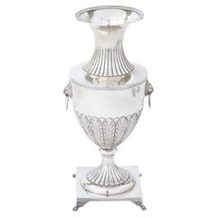 Sterling Silver Footed Decorative Vase / Piece