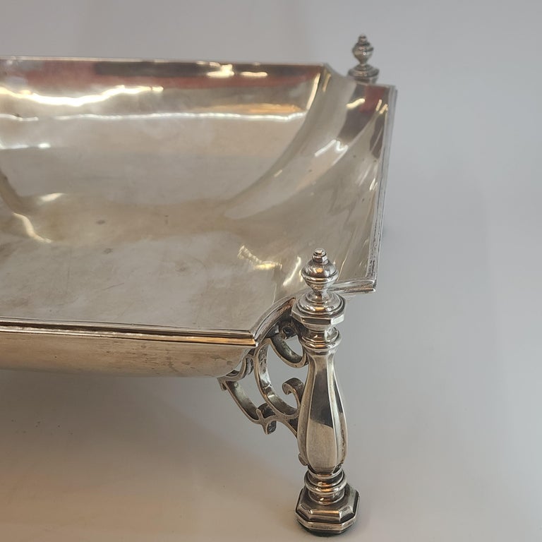 Art Nouveau Sterling Silver Footed Dish by Crichton Brothers For Sale