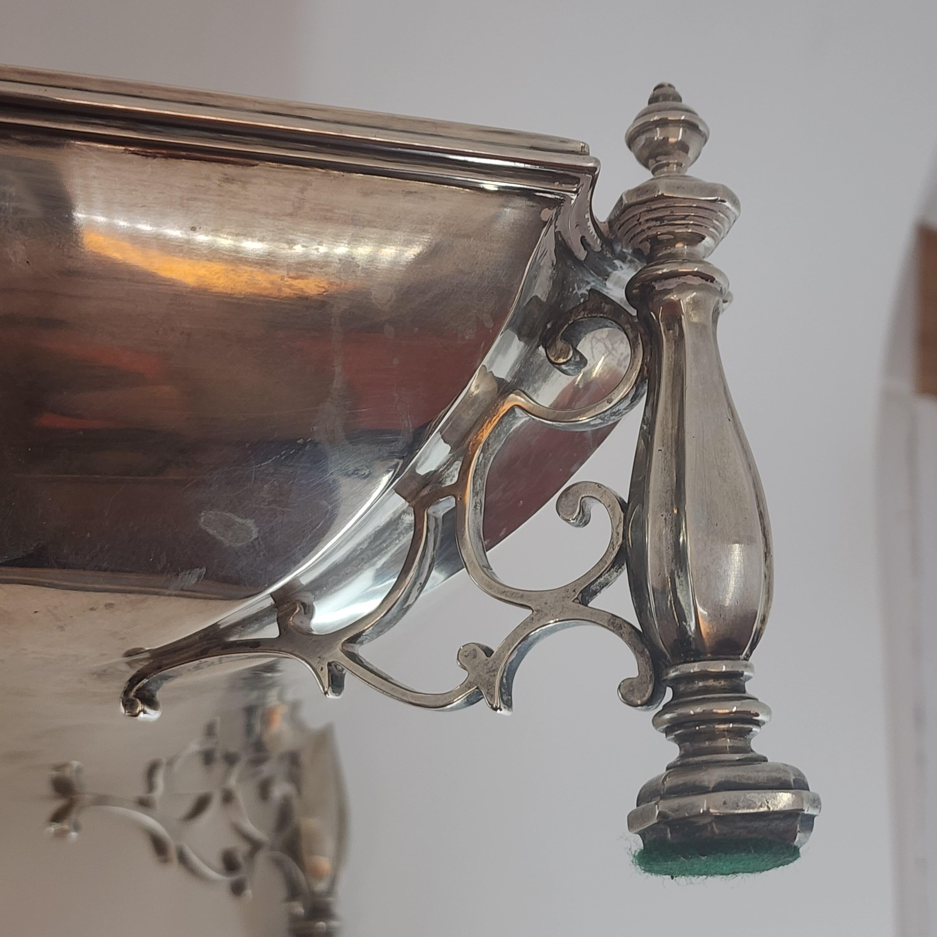 English Sterling Silver Footed Dish by Crichton Brothers
