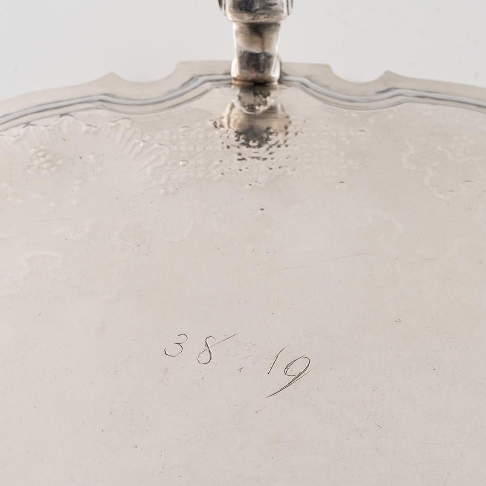 Sterling Silver Footed Salver London 1735 1